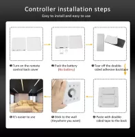 Радіо контролер SPI monochrome Smart RUN RF-Touch panel DC12-24V Для одноколірної адресної стрічки біжуча хвиля