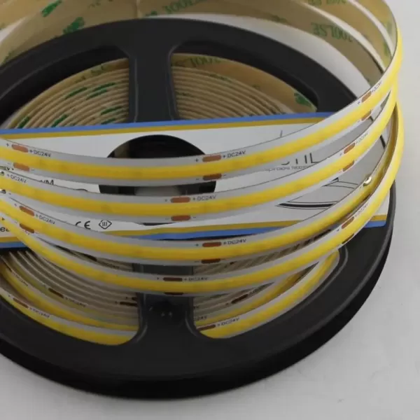 LED стрічка 24В UC5-24-480-8-90 480-COB 9Вт 990Лм Білий 5000K CRI 90+ IP33 8мм