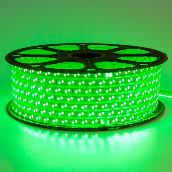 13 Led стрічка 220В 13-G 120G2835-220В-12Вт Зелений IP65 13х7мм