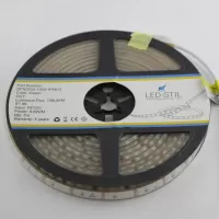 LED стрічка 24В DFN2835-120A-IP68-G-24В 120-2835-24В-IP68 9,6Вт 420Лм Зелений CRI 85+ 10мм