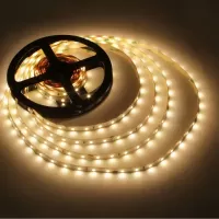 LED стрічка 24В DFP2835-60A3-IP33-24В 60-2835-24В-IP33 6Вт 550Лм Білий Теплий 3000K CRI 80+ 8мм
