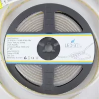 LED стрічка 24В DFP2835-120A4-IP65-24В 120-2835-24В-IP65 6Вт 900Лм Білий Нейтральний 4000K CRI 85+ 10мм