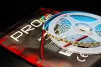 LED стрічка 12В 2835-120 10Вт 1300Лм Білий Теплий 2800-3200K IP20 5мм