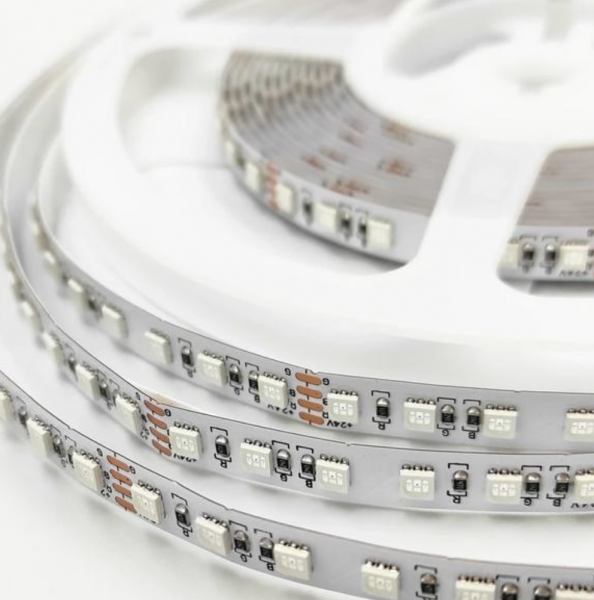 LED стрічка 24В AVT-600RGB2835-120-24 14,4Вт RGB IP20 8мм