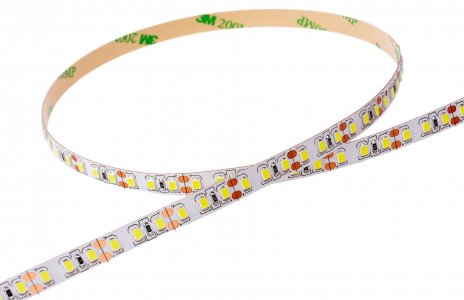 LED стрічка 24В 2835-120 12Вт 1300Лм Білий Нейтральний 4000К IP20 8мм