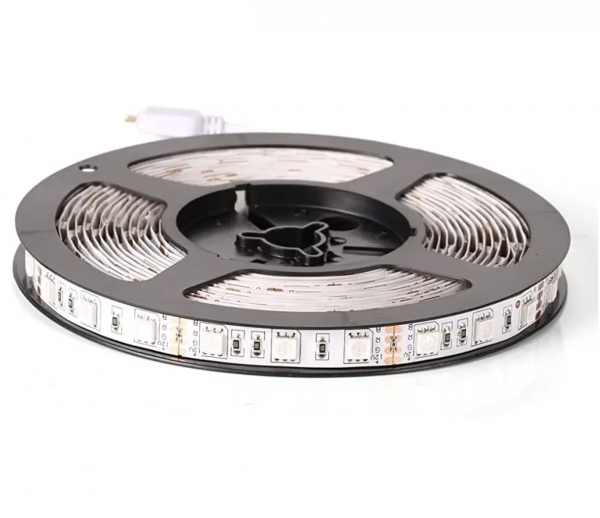 LED стрічка 5В 5050-60 Series S 15Вт 1000Лм RGB IP20 8мм
