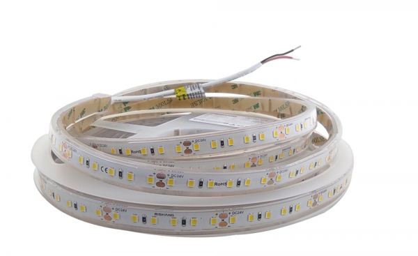 LED стрічка 24В RISHANG RV30C8TC-A 2835-128-IP67-WW-10-24 9,6Вт 1515Лм Білий Теплий 2700K CRI80 10мм