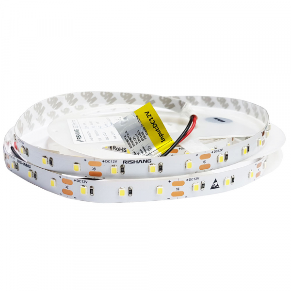 LED стрічка 12В RISHANG RN0060TA-A 60-2835-12В-IP20 12Вт 956Лм Білий Холодний 6000K 10мм