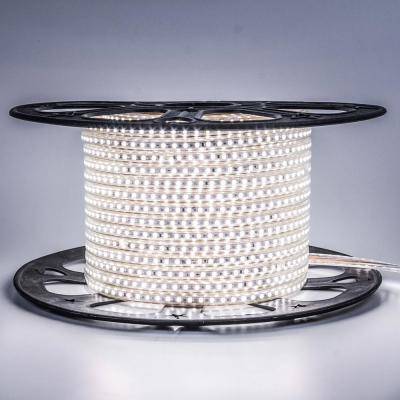 Led стрічка 220В 10-W AVT-120W2835-220В-6Вт Білий Холодний 7000-8000К IP65 10х6мм