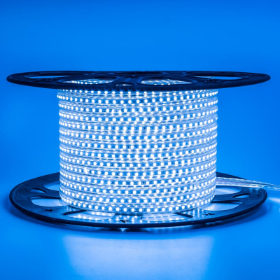 Led стрічка 220В 10-B AVT-120B2835-220В-6Вт Синій IP65 10х6мм