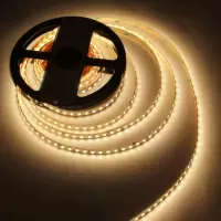 LED стрічка 24В DFP2835-128A3-IP33-24В 128-2835-24В-IP33 6Вт 850Лм Білий Теплий 3000K CRI 80+ 8мм