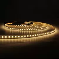 LED стрічка 24В DFP2835-128A3-IP33-24В 128-2835-24В-IP33 6Вт 850Лм Білий Теплий 3000K CRI 80+ 8мм