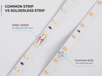 LED стрічка 12В COLORS 60-2835-12В-IP33 4,8Вт 500Лм Білий Холодний 6000K DJ60-12В-8мм-W
