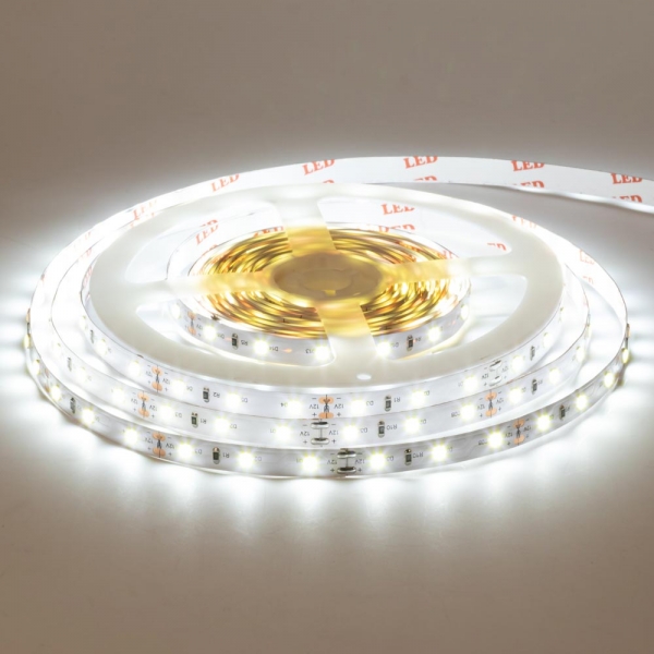LED стрічка 12В MOTOKO-300W3528-12 Білий Холодний 7000K-8000K IP20 8мм