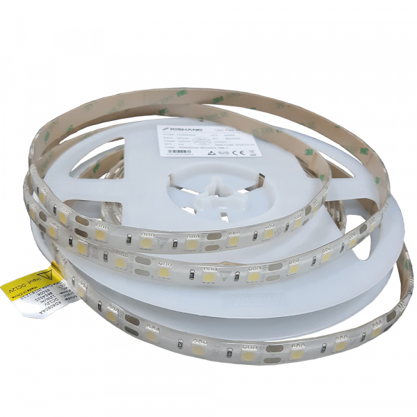 LED стрічка 12В RISHANG RD6060AA 60-5050-12В-IP54 12Вт 980Лм Білий Холодний 6500K 10мм