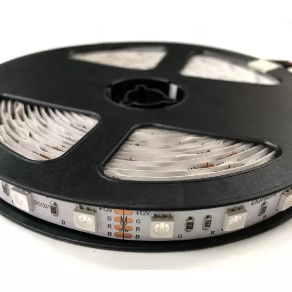LED стрічка 24В DFN5050-60A-IP33-RGB-24В 60-5050-24В-IP33 14,4Вт RGB CRI 85+ 10мм