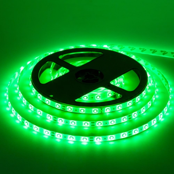 LED стрічка 12В MTK-300G3528-60-12-1 4,8Вт Зелений IP20 8мм