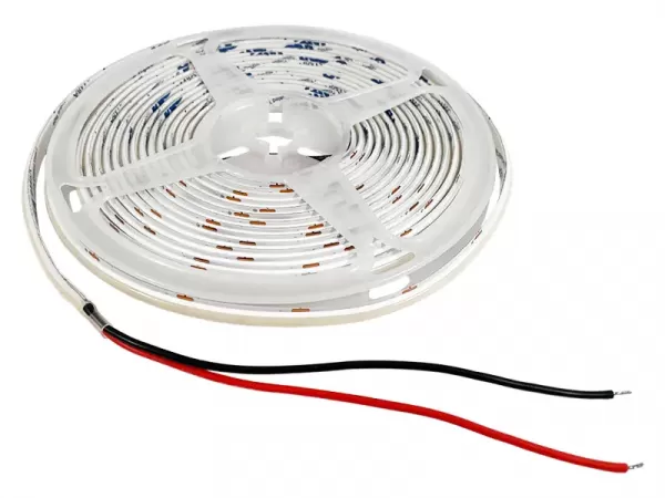 LED стрічка 24В AVT-PROF-256WCOB-24 10Вт 1300Лм Білий Холодний 6000-6500К IP20 8мм