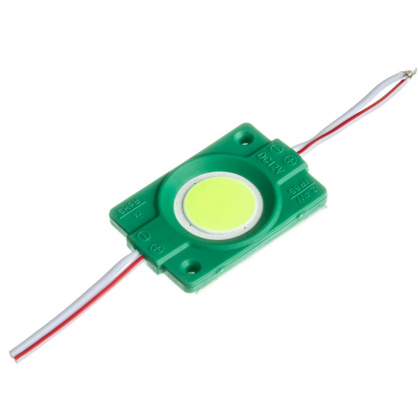 097/5 LED модуль МТК-СОВ-Round-1Led-G-2,4Вт Зелений круглий 46мм