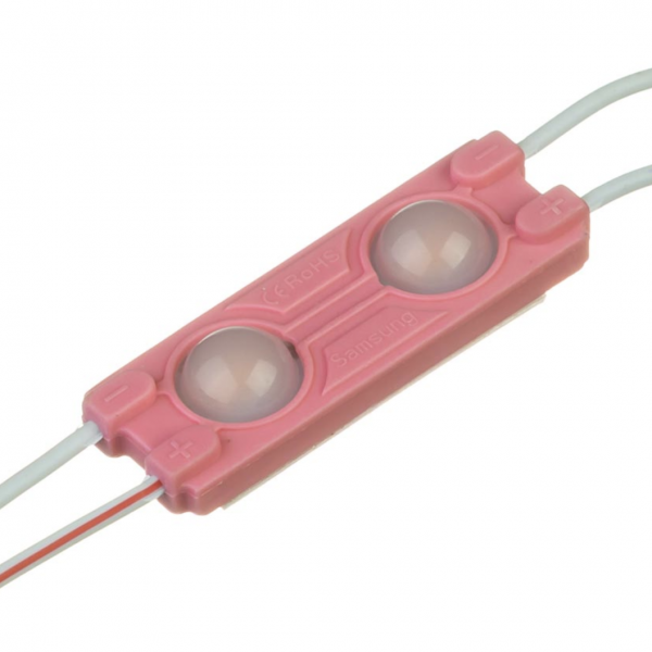 093/7 LED модуль MTK-5730-2led-P-0,72Вт Рожевий 50мм