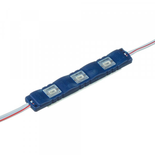 092/3 LED модуль MTK-5730-3Led-B-1Вт Plastic Синій 75мм