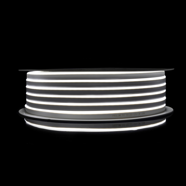 LED неон FX 6x12 2835-96 IP68 12В 12Вт Білий 5500-6000К