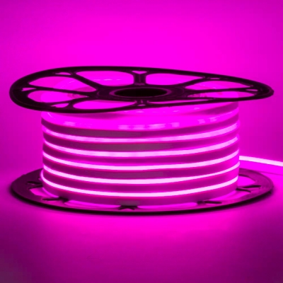 СТ54 Led неон 12В Рожевий 6х12 AVT-54 SMD2835 120 6Вт IP65 силікон