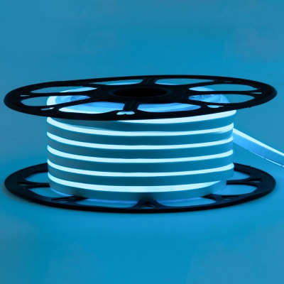 СТ54 Led неон 12В Блакитний Лід 6х12 AVT-54 SMD2835 120 6Вт IP65 силікон