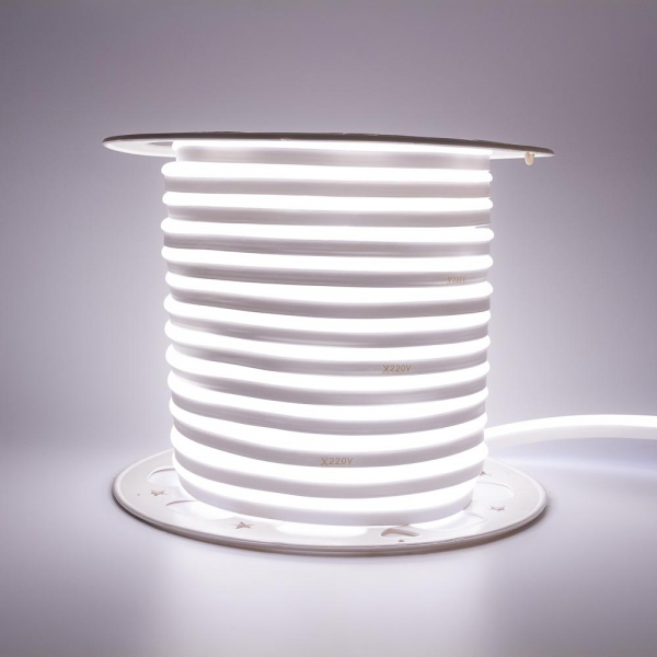 51 Led неон Білий Теплий AVT-NEON 120WW2835-220В-10Вт IP65 10х17мм 2700-3500К