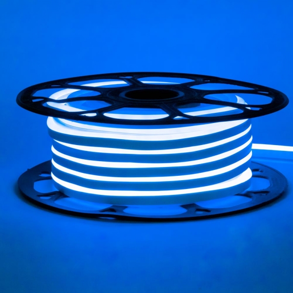 СТ54 Led неон 12В Синій 6х12 AVT-54 SMD2835 120 6Вт IP65 силікон
