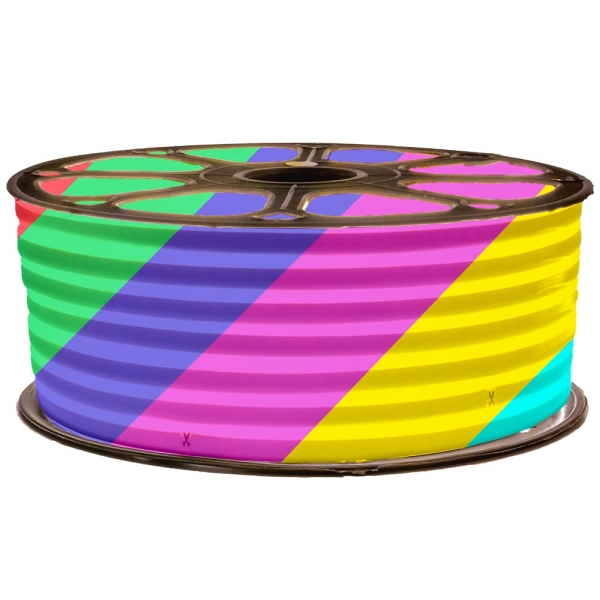 Світлодіодний неон 12В RGB AVT-56 SMD4040 94led/m 12Вт 6х12 герметичний