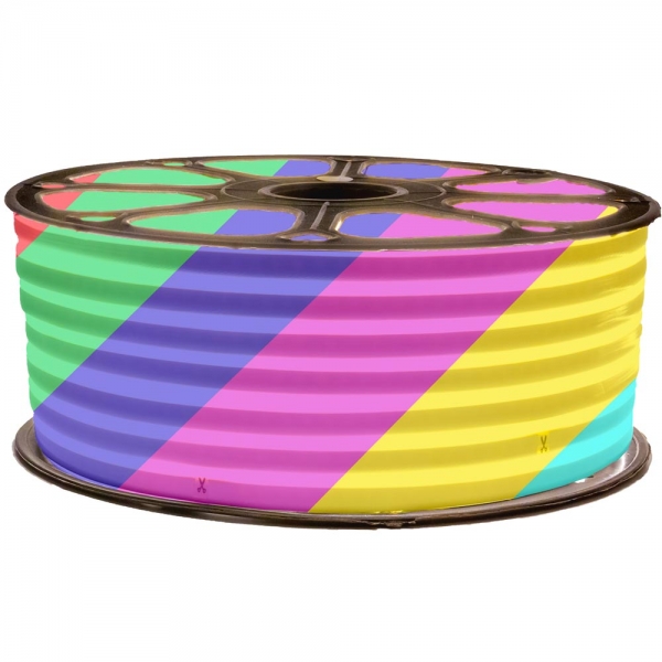Світлодіодний неон 12В RGB AVT-NEON SMD5050 72led/m 12Вт 8х16 герметичний