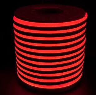 LED неон 220В Червоний 8х16мм GL 2835-120 IP68 10Вт