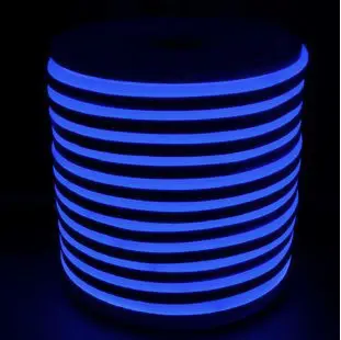 LED неон 220В Синій 8х16мм GL 2835-120 IP68 10Вт