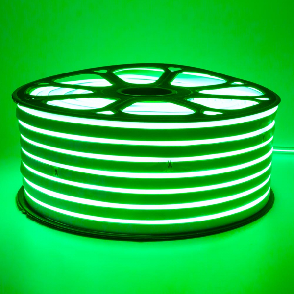 52-G Зелений неон NEON 120G2835-220В-6Вт IP65 8х16мм