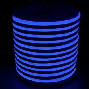 LED неон 220В Синій 8х16мм GL 2835-120 IP68 10Вт