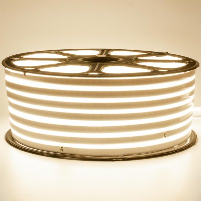 53 -WW Білий Теплий неон AVT-1-NEON 120WW2835-220В-7Вт IP65 8х16мм 2700-3500К