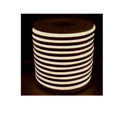 LED неон 220В Білий Теплий 8х16мм GL 2835-120 IP68 10Вт
