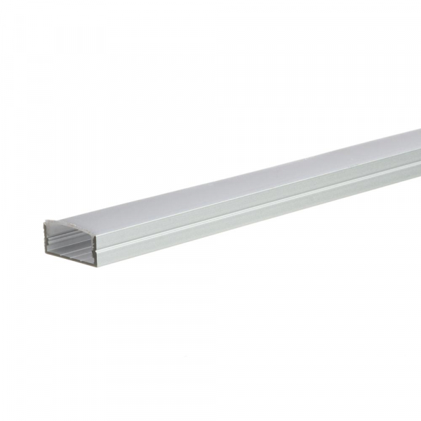 Профіль для LED стрічки накладний ПФ-25 24-10-2000мм з росіювачем
