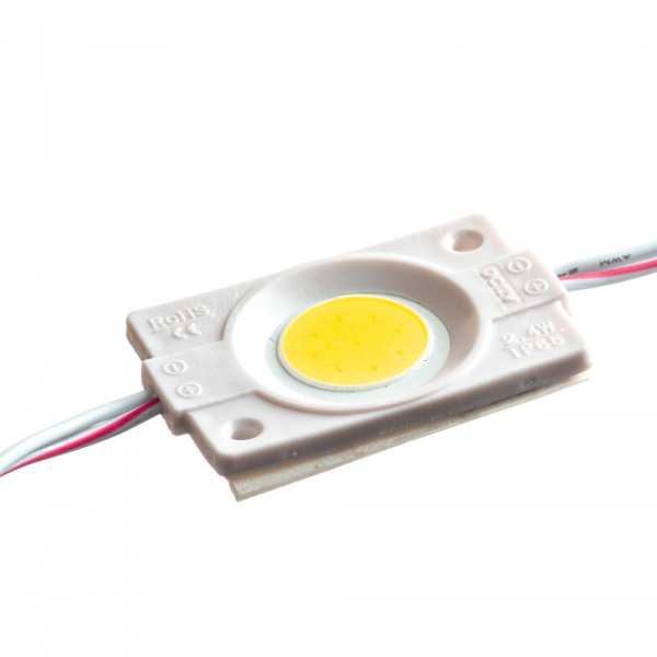 LED модуль 12В COB 097 МТК-СОВ-Round-1Led-W-2,4W Білий Холодний 6500K IP65 круглий
