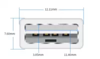 Кабель USB 2.0 PRO - 1М Чорний
