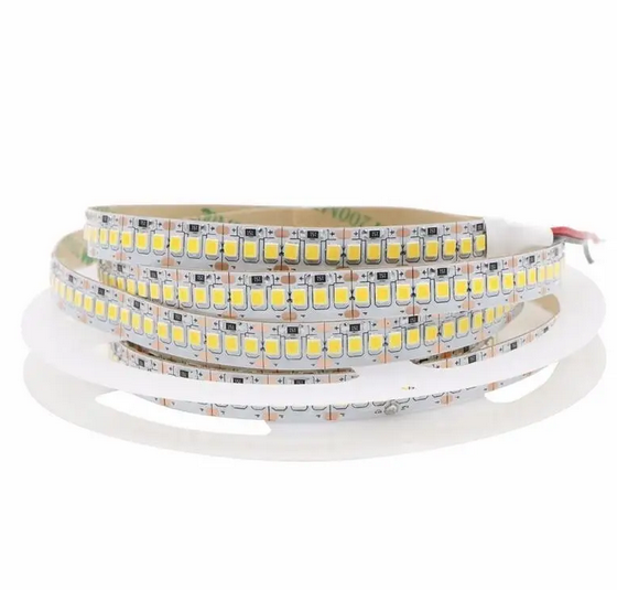 LED стрічка 12В 2835-240 19Вт 2400Лм Білий Денний 5500-6000К IP20 10мм