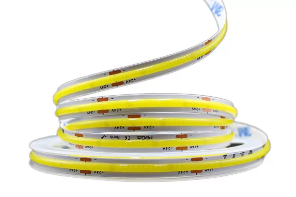 LED стрічка 24В СОВ480 Білий Денний 5500-6000К IP20 8мм