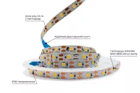 LED стрічка 5В 2835-60 4Вт Білий Теплий 2800-3200K IP20 8мм