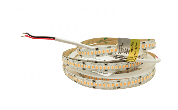 LED стрічка 24В 2835-240-IP20-WW-10-24 RD00Q0TC-A-T 28Вт 2485Лм Білий Теплий 3000K CRI80 по 3м 10мм