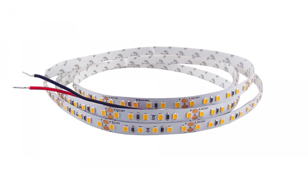 LED стрічка 24В RISHANG RV08C0TC-A 2835-120-IP20-WW-8-24 9,6Вт 1079Лм Білий Теплий 3000K 8мм