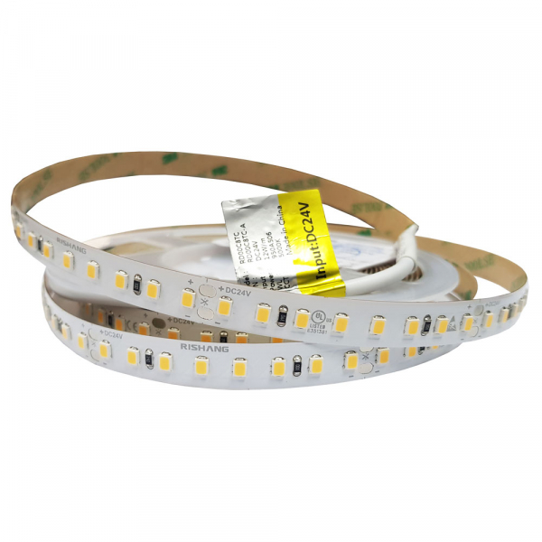 LED стрічка 24В RISHANG RD00C8TC-A 128-2835-24В-IP20 12Вт 1582Лм Білий 5000K CRI90 10мм