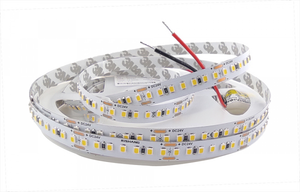 LED стрічка 24В RISHANG RV00G8TC-A 2835-168-IP20-NW-10-24 14,4Вт 1738Лм Білий 5000K CRI80 10мм