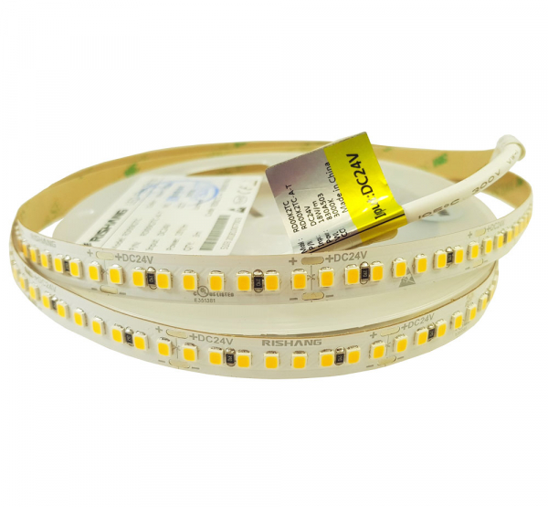 LED стрічка 24В RISHANG RD00K2TC-A 2835-192-IP20-WW-10-24 18Вт 2845Лм Білий Теплий 3000K CRI80 3м н/у 10мм