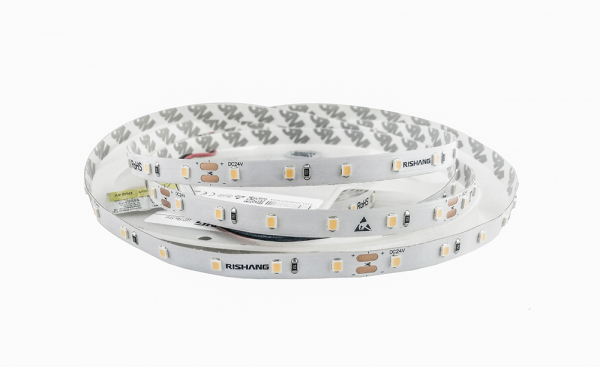 LED стрічка 24В RISHANG RN0860TC-B 2835-60-IP33-CWd-8-24 5,5Вт 530Лм Білий Холодний 6500K 8мм